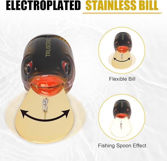 TRUSCEND Easy Catch Swimmax, Magic Noisy Turbulent Wiggling and Vibrating Actions for More Bites, Segmented Swimbait Jointed by Dyneema Strongest Fiber, Lifelike Fishing Lures for Relax Family Fishing