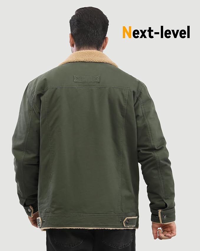 Wulcea Graphene Heated Jacket for Men 12V Fast Charge 18400mAh Large Capacity