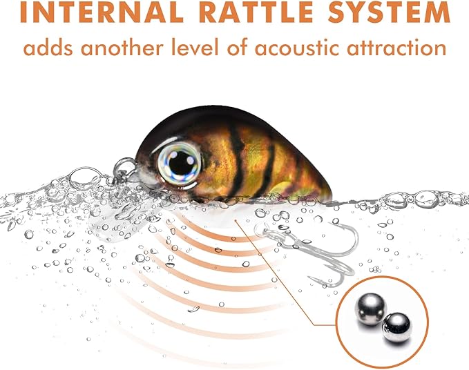 TRUSCEND Easy Catch Swimmax, Magic Noisy Turbulent Wiggling and Vibrating Actions for More Bites, Segmented Swimbait Jointed by Dyneema Strongest Fiber, Lifelike Fishing Lures for Relax Family Fishing