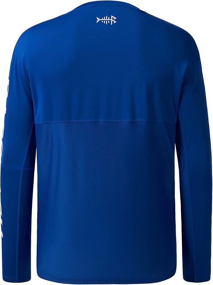 BASSDASH Fishing T Shirts for Men UV Sun Protection UPF 50+ Long Sleeve Tee T-Shirt