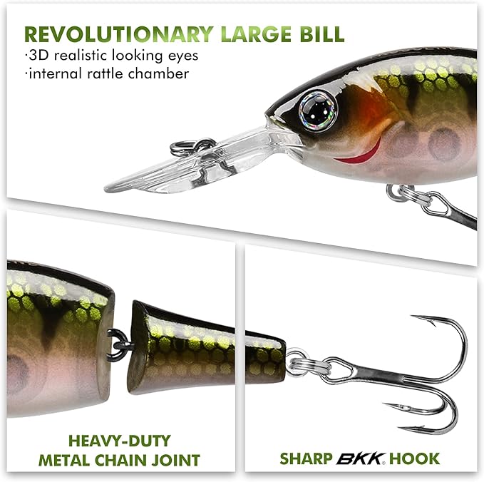 TRUSCEND Easy Catch Swimmax, Magic Noisy Turbulent Wiggling and Vibrating Actions for More Bites, Segmented Swimbait Jointed by Dyneema Strongest Fiber, Lifelike Fishing Lures for Relax Family Fishing