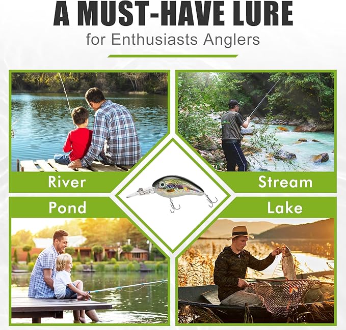 TRUSCEND Swimmax for Freshwater and Saltwater, Lifelike Fishing Lures for Bass Trout Crappie Walleye Pike Bluegill Salmon, Swimbait for Bass, Amazing Fishing Gear Gifts for Family