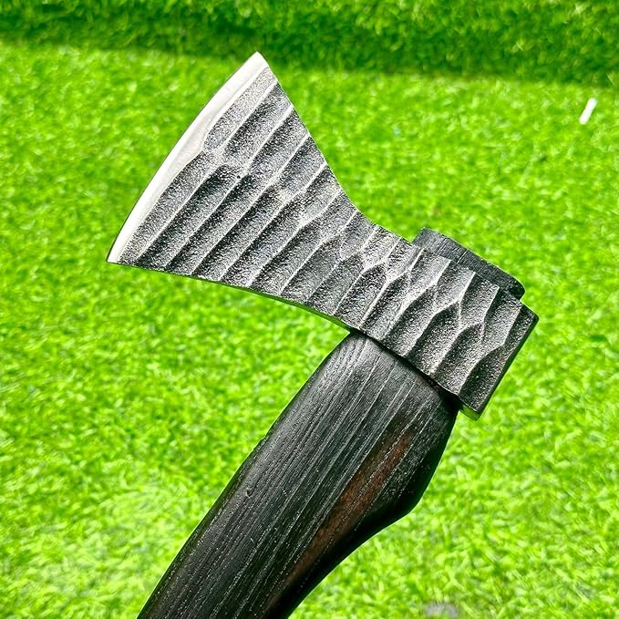 AX-7000 Custom Gift Forged Carbon Steel Viking Axe with Ash Wood Handle, Throwing Axe, Camping Axe (AX-7003)