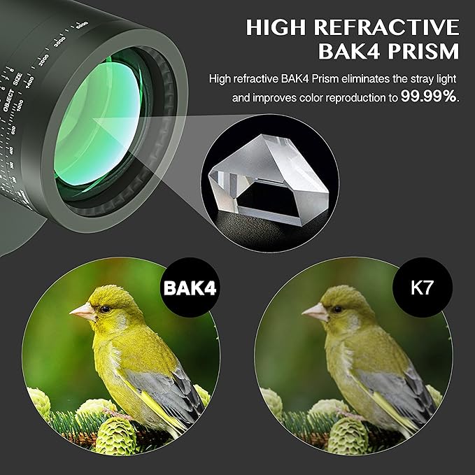 AOMEKIE Marine Binoculars for Adults 10x50 Waterproof Binoculars with Rangefinder Compass BAK4 Prism FMC Lens for Birdwatching Hunting Boating