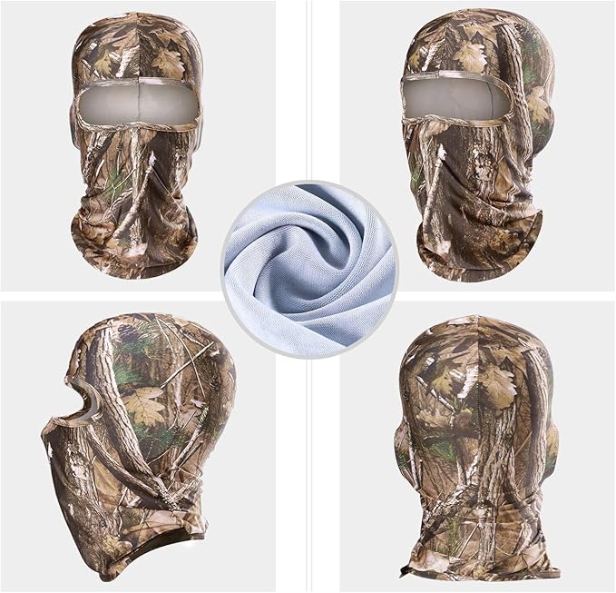WTACTFUL Camo Face Mask for Turkey Hunting – Durable Concealment for Outdoor Adventures