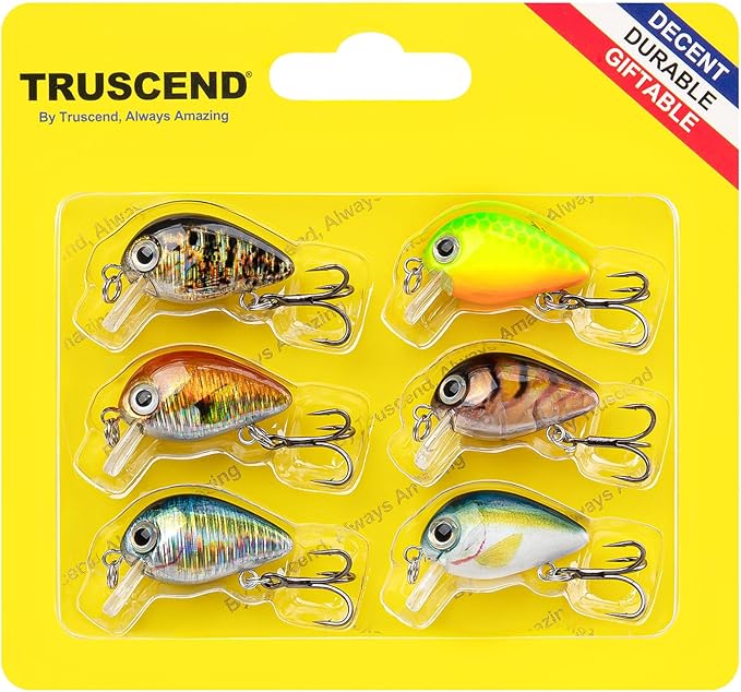 TRUSCEND Easy Catch Swimmax, Magic Noisy Turbulent Wiggling and Vibrating Actions for More Bites, Segmented Swimbait Jointed by Dyneema Strongest Fiber, Lifelike Fishing Lures for Relax Family Fishing