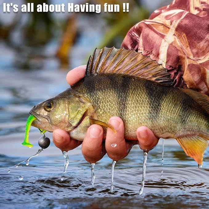 Swimbaits Paddle 50PCS, 2.55 Inchs Paddle Tail, Soft Lure for Trout Crappie Bass, Durable Plastic Bait Swimmer for Saltwater/Freshwater, Fishing Lover's Gift