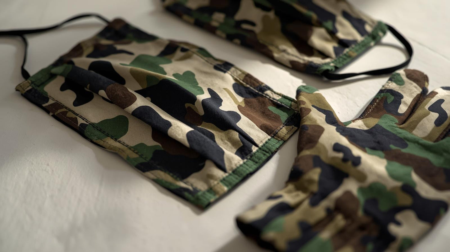 Camo Face Masks & Gloves