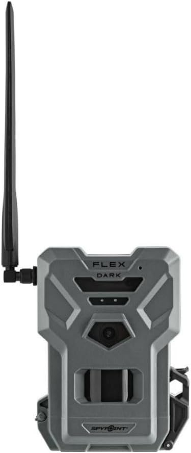 SPYPOINT Flex-Dark Cellular Trail Camera, 40MP Photos, 1080p Video + Sound, No-Glow Game Camera, Hunting Night Vision, Motion Activated,100ft Detection, No WiFi Needed Trail Cam