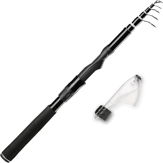 Whistytwig Telescopic Fishing Rod - Versatile Retractable Telescoping Fishing Pole, Collapsible Fishing Rod, Ideal Travel Rod
