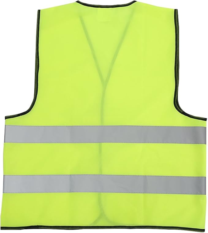 zojo High Visibility Kids Safety Vests,Reflective Vest for cycling, skateboarding, or walking back to school -Fits for Boy and Girl 3-7 (10 PACK, Kids-S-Neon Yellow)
