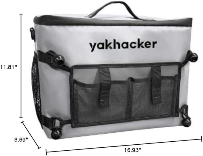 Kayak Cooler, Waterproof Seat Back Cooler for Kayaks with Lawn-Chair Style Seats, Kayak Accessories Cooler Bag, Portable Ice Chest Cooler for Kayaking, Travel, Lunch, Beaches &Trips
