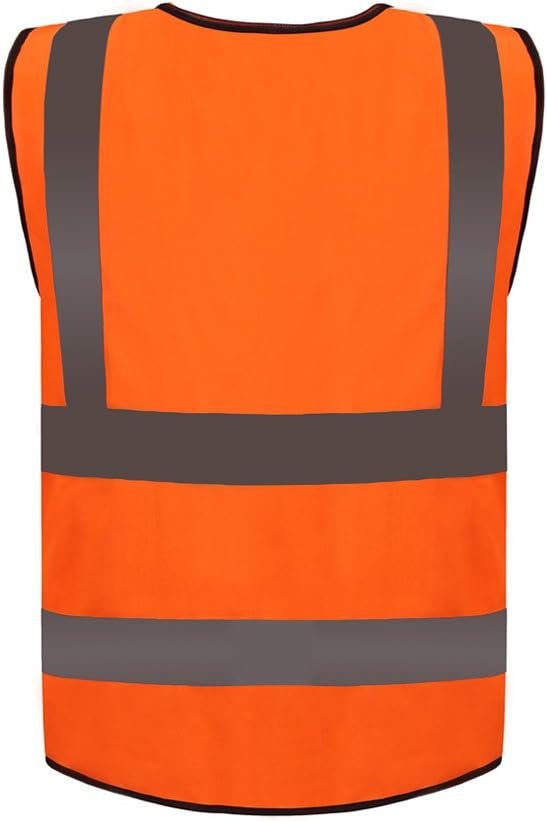 zojo High Visibility Reflective Vests,Adjustable Size,Lightweight Mesh Fabric, Wholesale Safety Vest for Outdoor Works