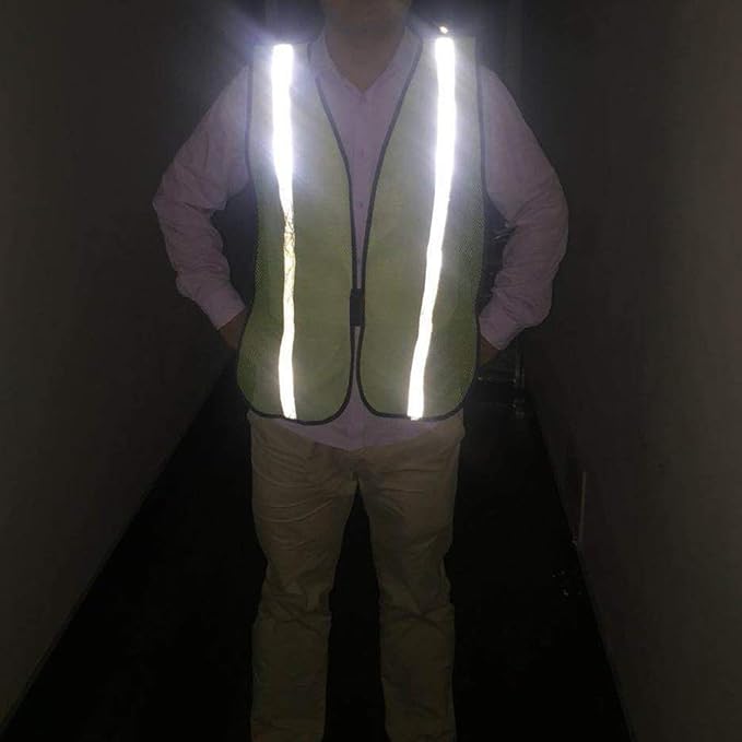 zojo High Visibility Safety Vests,Adjustable Size,Lightweight, Wholesale Reflective Vest for Outdoor Works, Cycling
