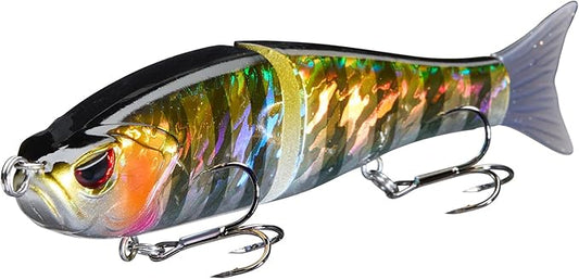 Bassdash SwimShad Glide Baits Jointed Swimbait Bass Pike Salmon Trout Muskie Fishing Lure