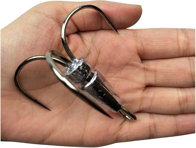 Snagging Hooks Snagging Weighted Treble Hooks 2pcs/Pack Fishing Hooks 5 Sizes 0.7oz 1.1oz 1.6oz 2.1oz 2.8oz