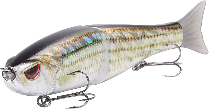 Bassdash SwimShad Glide Baits Jointed Swimbait Bass Pike Salmon Trout Muskie Fishing Lure