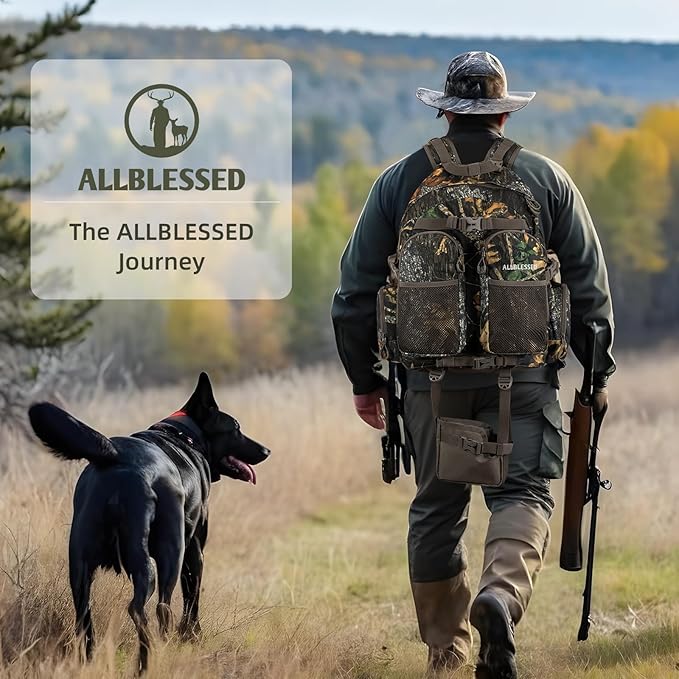 Waterproof Camo Hunting Backpack for Men - 35L Day Pack, Hunting Gear and Gifts - BlessedLeaf