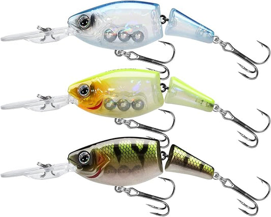 TRUSCEND Easy Catch Swimmax, Magic Noisy Turbulent Wiggling and Vibrating Actions for More Bites, Segmented Swimbait Jointed by Dyneema Strongest Fiber, Lifelike Fishing Lures for Relax Family Fishing