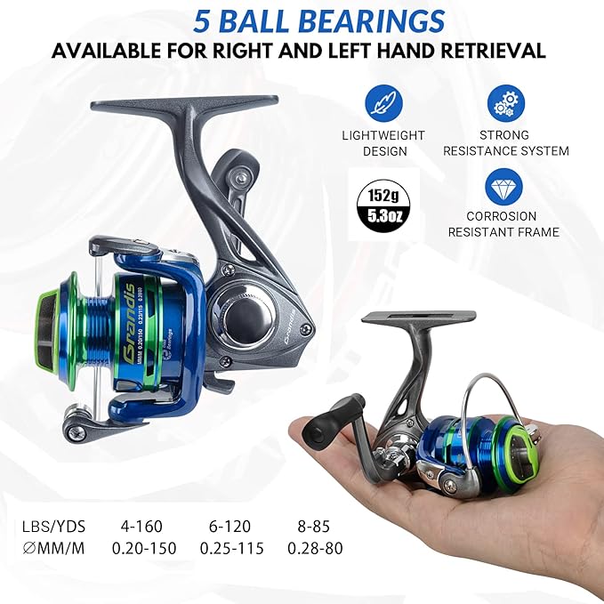 QualyQualy Ice Fishing Rod Reel Combo Complete Set Ice Fishing Gear with Backpack Seat Ice Cleats Ice Fishing Jigs Line Full Ice Fishing Kit 24" 26"