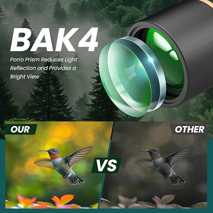 Spotting Scope 25-75x85 HD with Phone Adapter, Tripod & Carrying Bag -Fully Multi-Coated Optics,BAK4 High Definition Waterproof Spotter Scope for Birding, Hunting, Astronomy, Outdoor Observation,Black