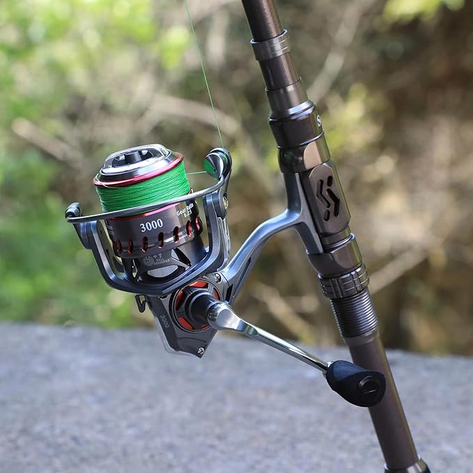 Sougayilang Telescopic Fishing Rod - 24 Ton Carbon Fiber,CNC Machined Reel Seat, Comfortable EVA Handle, Travel Fishing Rod for Bass Trout Fishing