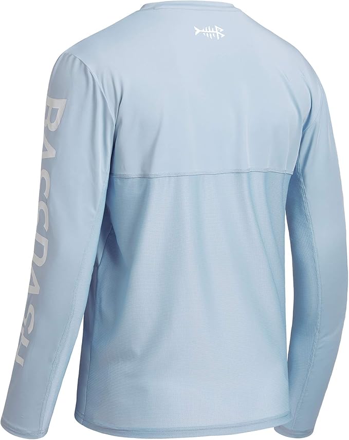 BASSDASH Fishing T Shirts for Men UV Sun Protection UPF 50+ Long Sleeve Tee T-Shirt