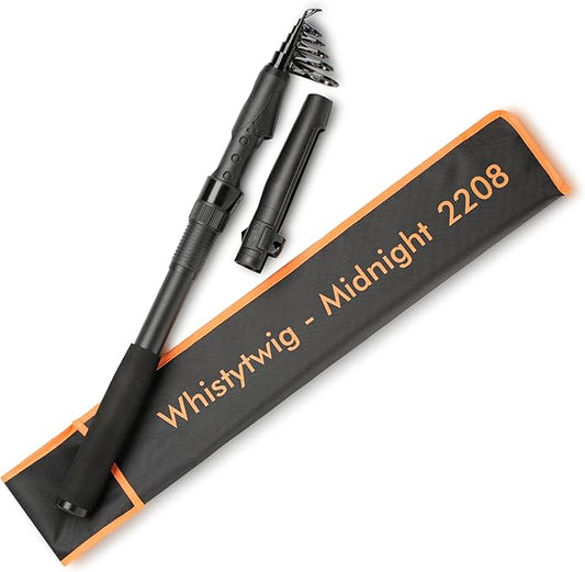 Whistytwig Telescopic Fishing Rod - Versatile Retractable Telescoping Fishing Pole, Collapsible Fishing Rod, Ideal Travel Rod