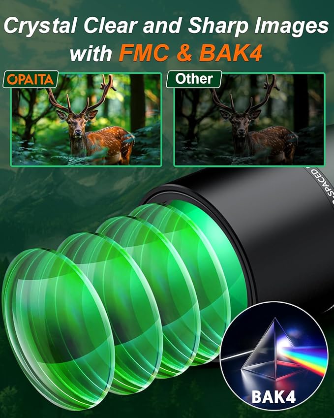 25-75X80 Spotting Scope for Shooting Hunting - Spotter Scopes with Tripod Phone Adapter Waterproof HD Scope for Target Shooting Bird Watching