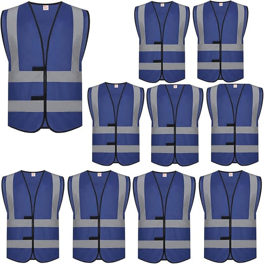 zojo High Visibility Reflective Vests,Adjustable Size,Lightweight Mesh Fabric, Wholesale Safety Vest for Outdoor Works