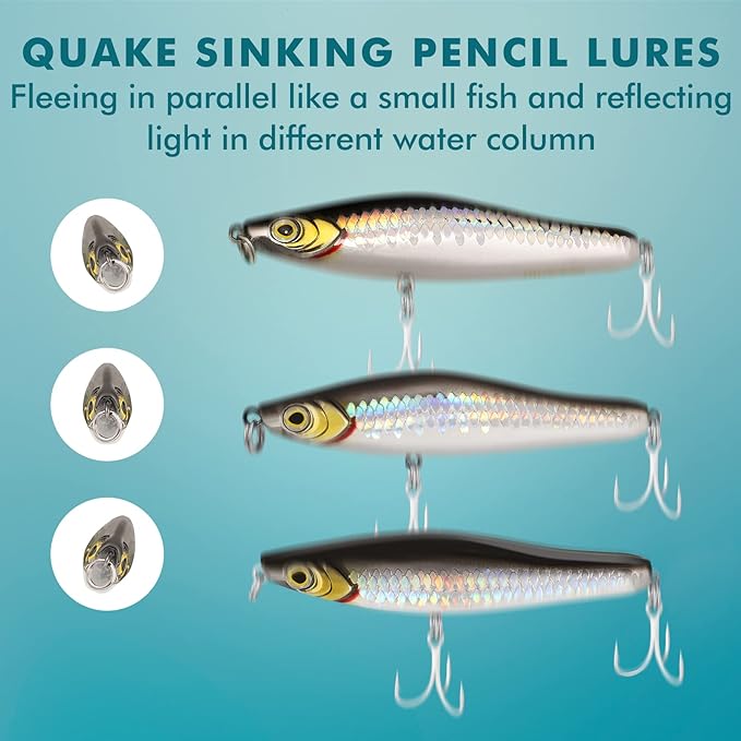 TRUSCEND Easy Catch Swimmax, Magic Noisy Turbulent Wiggling and Vibrating Actions for More Bites, Segmented Swimbait Jointed by Dyneema Strongest Fiber, Lifelike Fishing Lures for Relax Family Fishing