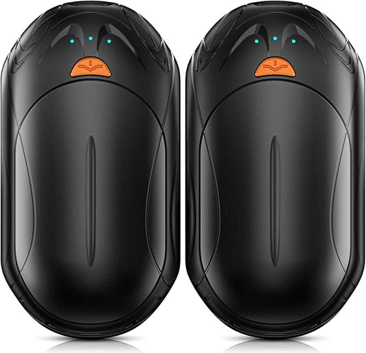 AI Hand Warmers Rechargeable 2 Pack,6000mAh Rechargeable Hand Warmer,20Hrs Long Heating Electric Hand Warmer,Portable Pocket Heater,Pocket Size Hand Warmer, Gifts for Christmas