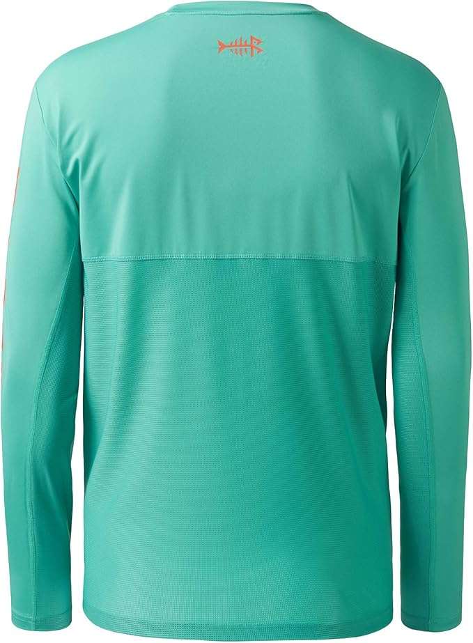 BASSDASH Fishing T Shirts for Men UV Sun Protection UPF 50+ Long Sleeve Tee T-Shirt