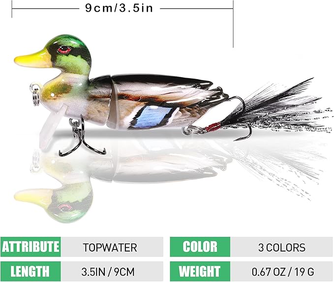 TRUSCEND Easy Catch Swimmax, Magic Noisy Turbulent Wiggling and Vibrating Actions for More Bites, Segmented Swimbait Jointed by Dyneema Strongest Fiber, Lifelike Fishing Lures for Relax Family Fishing