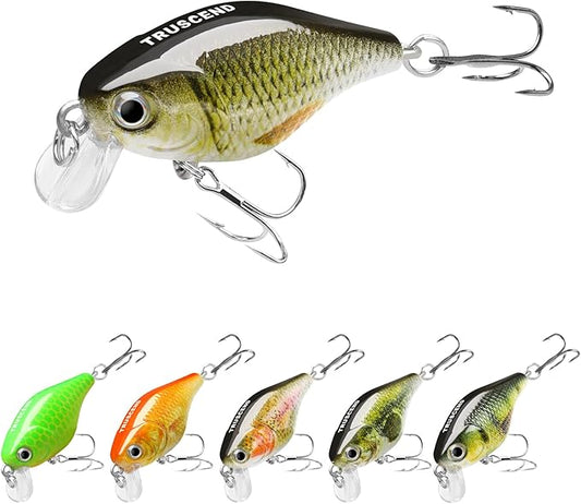 TRUSCEND Swimmax for Freshwater and Saltwater, Lifelike Fishing Lures for Bass Trout Crappie Walleye Pike Bluegill Salmon, Swimbait for Bass, Amazing Fishing Gear Gifts for Family