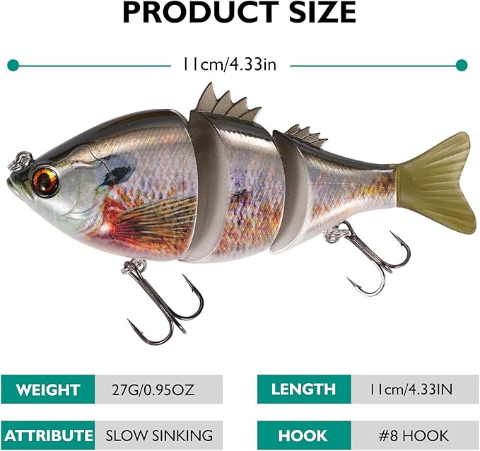 Fishing Lures, 3-Piece Topwater Lures for Bass, Walleye, and Pike, 2025 New Wasp-Style Top Water Crawler for Freshwater & Saltwater Fishing, 2.6in, 15g