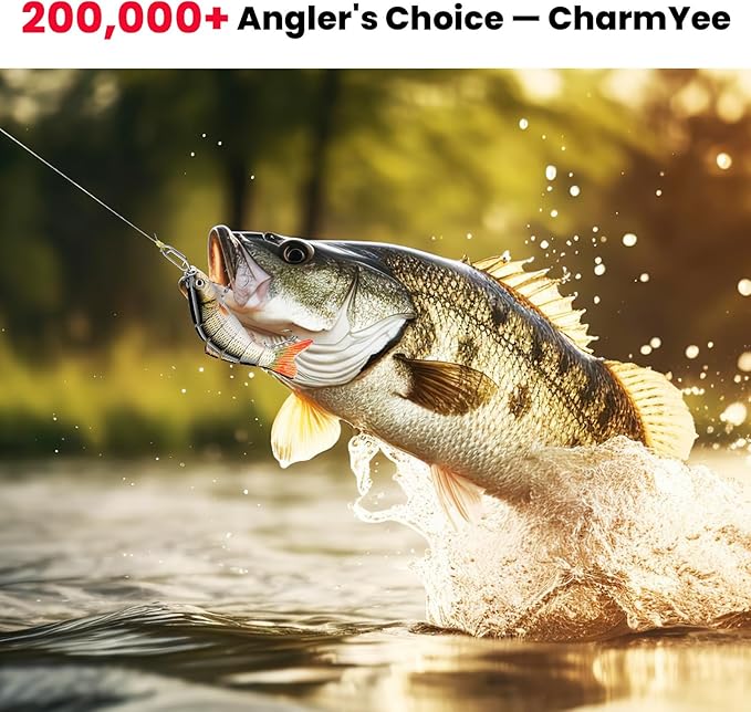 Bass Fishing Lure for Freshwater and Saltwater Lifelike Fishing Lures Multi Jointed Swimbait for Bass Trout Crappie Walleye Pike Fishing Gifts for Men