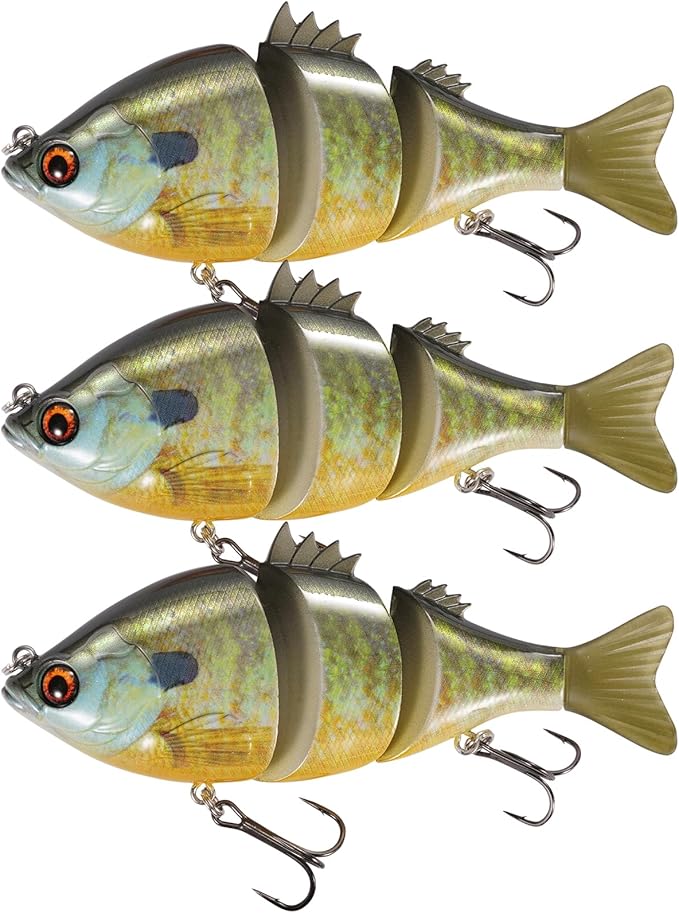 Fishing Lures, 3-Piece Topwater Lures for Bass, Walleye, and Pike, 2025 New Wasp-Style Top Water Crawler for Freshwater & Saltwater Fishing, 2.6in, 15g
