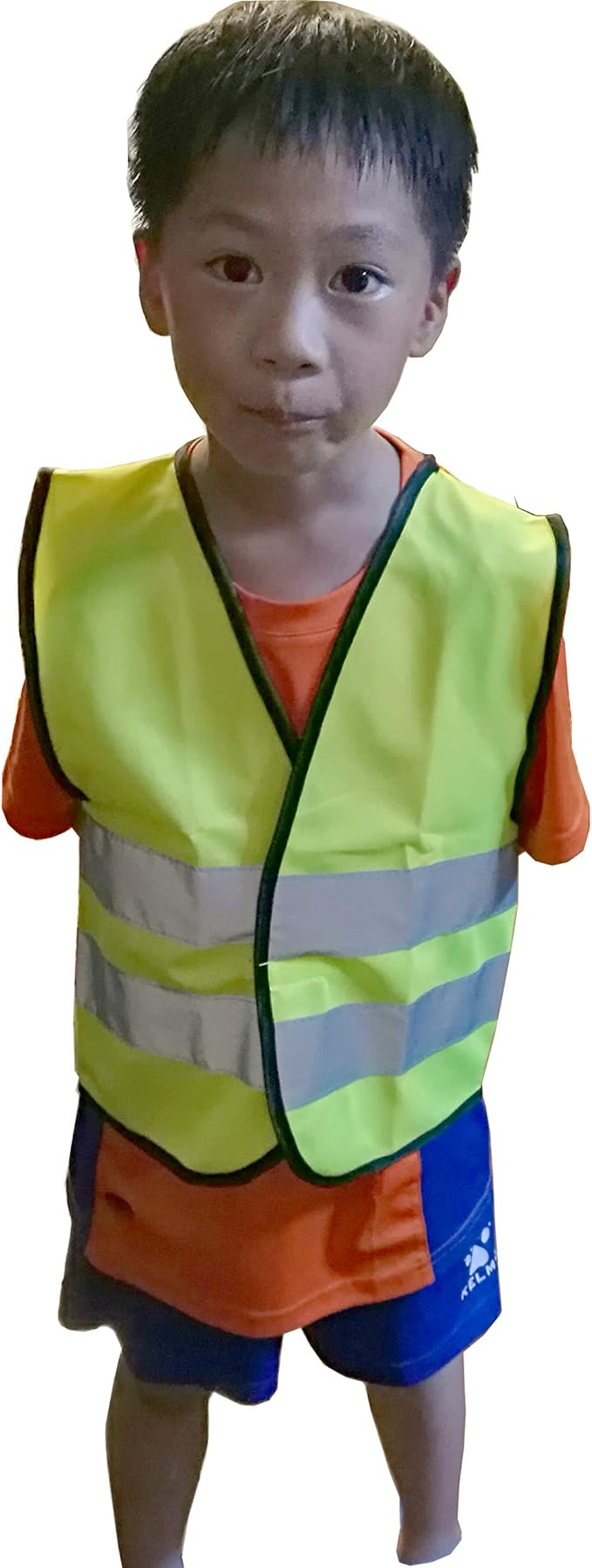 zojo High Visibility Kids Safety vests Adjustable Size, Ages:13+(10 Packs, Kids-L-Neon Yellow)