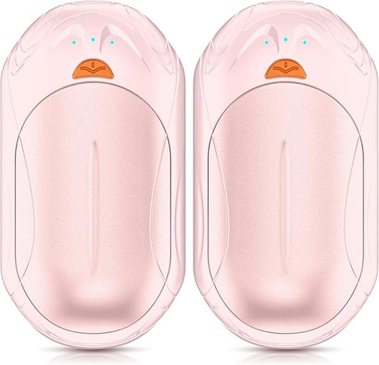 AI Hand Warmers Rechargeable 2 Pack,6000mAh Rechargeable Hand Warmer,20Hrs Long Heating Electric Hand Warmer,Portable Pocket Heater,Pocket Size Hand Warmer, Gifts for Christmas