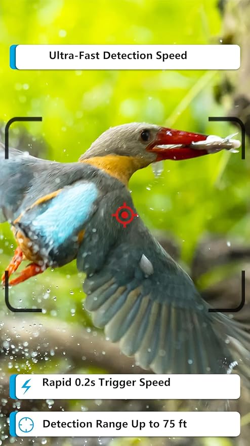 Trail Camera P90 Pro, WiFi Bluetooth, Super-Low-Light Sensitivity, 120° View Angle, 48MP 1296p, Night Vision, Motion Activated, Waterproof, Live Stream to Cell Phone for Hunting Game Cameras
