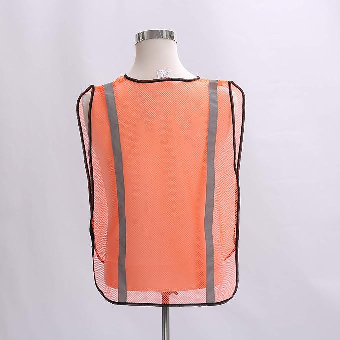 zojo High Visibility Safety Vests,Adjustable Size,Lightweight, Wholesale Reflective Vest for Outdoor Works, Cycling