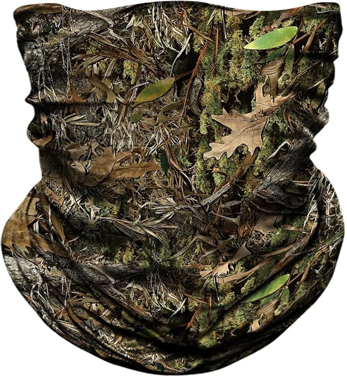 WTACTFUL 2-Pack Camouflage Face Mask Bandana for Men Women - Breathable, Seamless, Moisture Wicking & Versatile