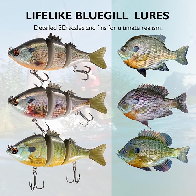 Fishing Lures, 3-Piece Topwater Lures for Bass, Walleye, and Pike, 2025 New Wasp-Style Top Water Crawler for Freshwater & Saltwater Fishing, 2.6in, 15g