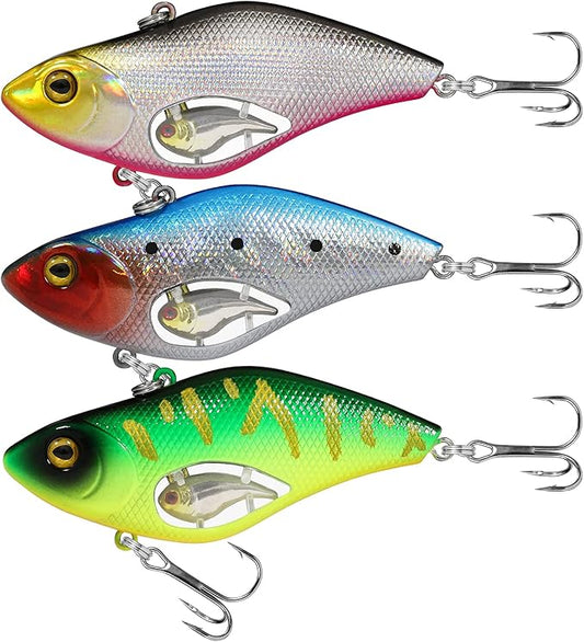 TRUSCEND Easy Catch Swimmax, Magic Noisy Turbulent Wiggling and Vibrating Actions for More Bites, Segmented Swimbait Jointed by Dyneema Strongest Fiber, Lifelike Fishing Lures for Relax Family Fishing