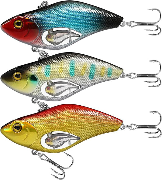 TRUSCEND Easy Catch Swimmax, Magic Noisy Turbulent Wiggling and Vibrating Actions for More Bites, Segmented Swimbait Jointed by Dyneema Strongest Fiber, Lifelike Fishing Lures for Relax Family Fishing