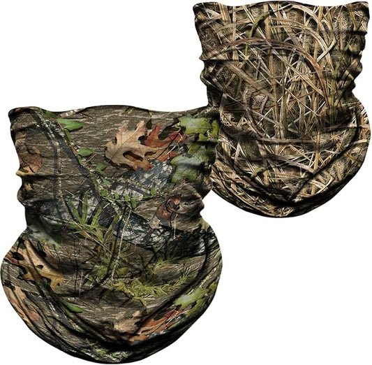 WTACTFUL 2-Pack Camouflage Face Mask Bandana for Men Women - Breathable, Seamless, Moisture Wicking & Versatile