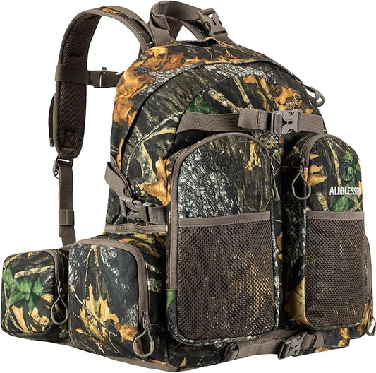 Waterproof Camo Hunting Backpack for Men - 35L Day Pack, Hunting Gear and Gifts - BlessedLeaf