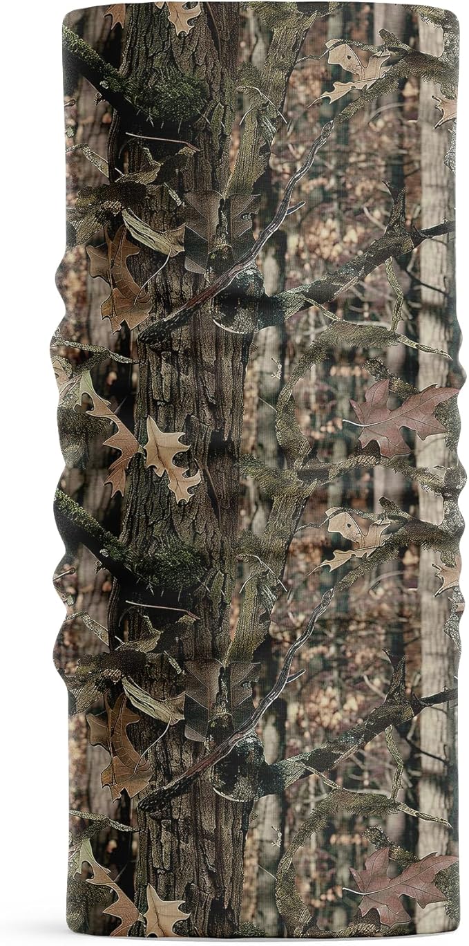 WTACTFUL 2-Pack Camouflage Face Mask Bandana for Men Women - Breathable, Seamless, Moisture Wicking & Versatile