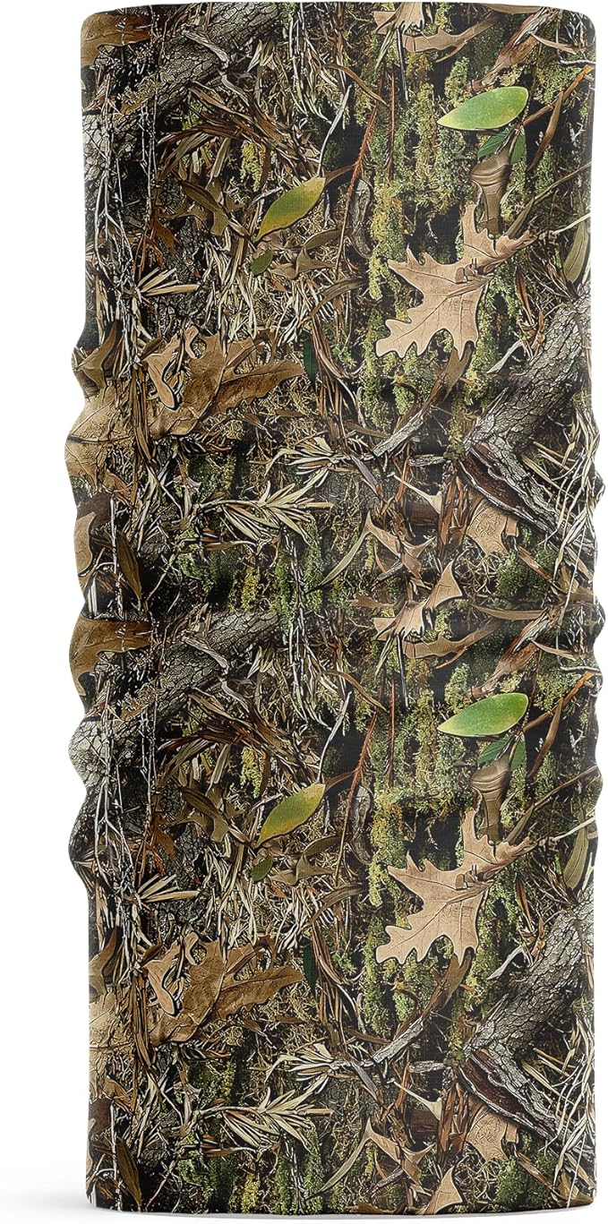 WTACTFUL 2-Pack Camouflage Face Mask Bandana for Men Women - Breathable, Seamless, Moisture Wicking & Versatile